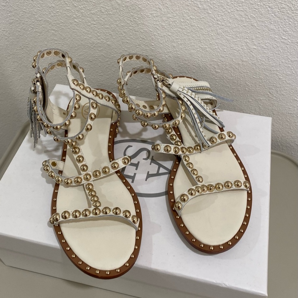 Ash Studded Pristine Gladiator Sandals Size 37